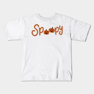 Jack-o-Lantern Spoopy Kids T-Shirt